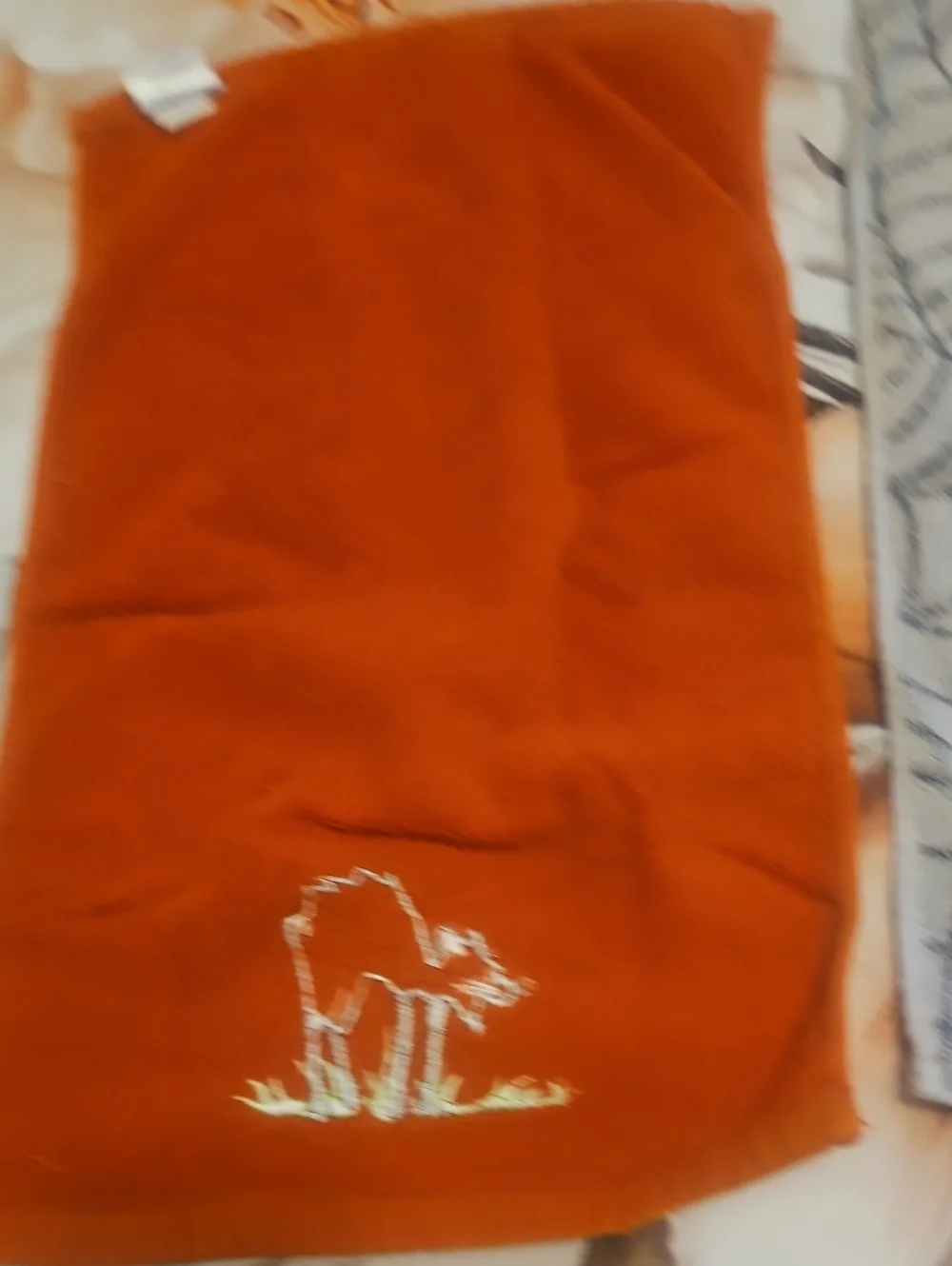 Hallowern Towels Kitchen Rust  & BLACK Celebrate Together 100% Cotton
